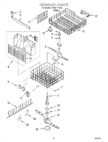 04 - Dishrack parts for Whirlpool Dishwasher DP920PFGQ2 from AppliancePartsPros.com