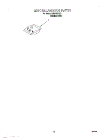 07 - Miscellaneous parts for Whirlpool Dishwasher GU980SCGS2 from AppliancePartsPros.com