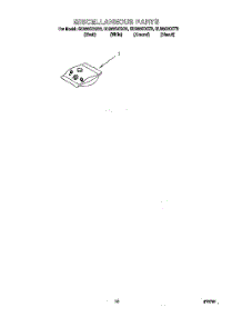 07 - Miscellaneous parts for Whirlpool Dishwasher GU980SCGQ2 from AppliancePartsPros.com