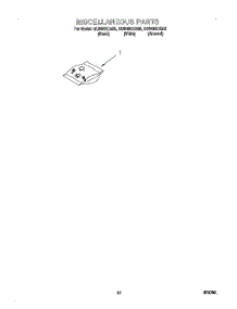 07 - Miscellaneous parts for Whirlpool Dishwasher GU940SCGB2 from AppliancePartsPros.com