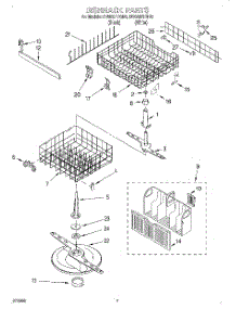 05 - Dishrack parts for Whirlpool Dishwasher DU929PFGQ0 from AppliancePartsPros.com