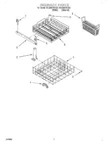 06 - Dishrack parts for Whirlpool Dishwasher DU890DWGZ0 from AppliancePartsPros.com
