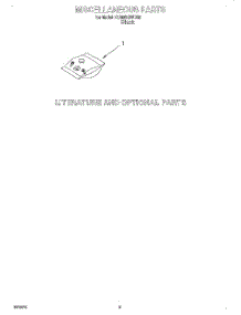 06 - Miscellaneous, Lit / Optional parts for Whirlpool Dishwasher DU935QWDB0 from AppliancePartsPros.com