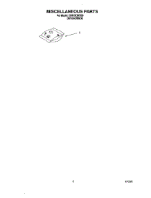 07 - Miscellaneous, Lit / Optional parts for Whirlpool Dishwasher DU810CWDB0 from AppliancePartsPros.com