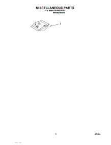 07 - Miscellaneous, Lit / Optional parts for Whirlpool Dishwasher DU840CWDB2 from AppliancePartsPros.com