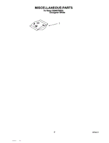 07 - Miscellaneous, Lit / Optional parts for Whirlpool Dishwasher DU840CWDQ3 from AppliancePartsPros.com