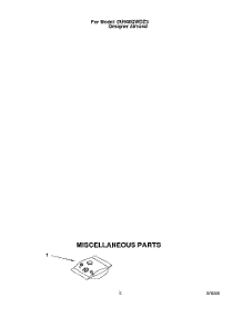 06 - Miscellaneous parts for Whirlpool Dishwasher DU940QWDZ3 from AppliancePartsPros.com