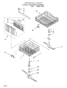 05 - Dishrack parts for Whirlpool Dishwasher DU920QWDQ4 from AppliancePartsPros.com
