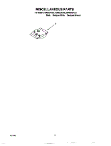 06 - Miscellaneous, Lit / Optional parts for Whirlpool Dishwasher DU980QPDQ5 from AppliancePartsPros.com