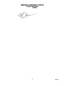 07 - Miscellaneous, Lit / Optional parts for Whirlpool Dishwasher DU810CWDQ3 from AppliancePartsPros.com