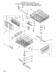 05 - Dishrack parts for Whirlpool Dishwasher DU940QWDZ4 from AppliancePartsPros.com