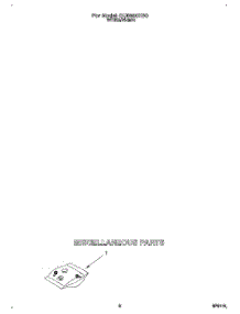 06 - Miscellaneous parts for Whirlpool Dishwasher DU8950XB0 from AppliancePartsPros.com