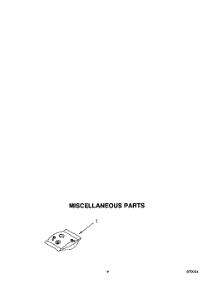 07 - Miscellaneous parts for Whirlpool Dishwasher DU8700XY2 from AppliancePartsPros.com