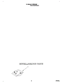 06 - Miscellaneous parts for Whirlpool Dishwasher DU8900XB0 from AppliancePartsPros.com