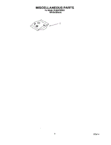 07 - Miscellaneous, Lit / Optional parts for Whirlpool Dishwasher DU840CWDB3 from AppliancePartsPros.com