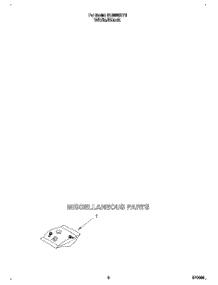 06 - Miscellaneous parts for Whirlpool Dishwasher DU8950XY2 from AppliancePartsPros.com