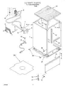 06 - Cabinet parts for Whirlpool Dishwasher DP920QWDB5 from AppliancePartsPros.com