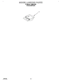 06 - Miscellaneous parts for Whirlpool Dishwasher DU8500XB0 from AppliancePartsPros.com