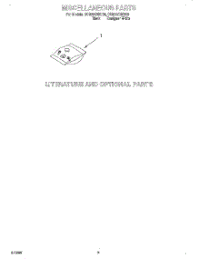 06 - Miscellaneous, Lit / Optional parts for Whirlpool Dishwasher DU920QWDQ6 from AppliancePartsPros.com