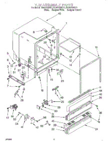 03 - Tub Assembly parts for Whirlpool Dishwasher DU927QWDZ1 from AppliancePartsPros.com