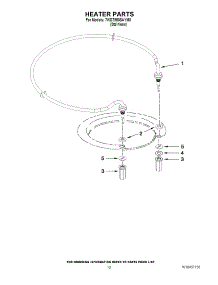 08 - Heater Parts parts for Whirlpool Dishwasher 7WDT950SAYM0 from AppliancePartsPros.com
