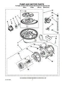 06 - Pump And Motor Parts parts for Whirlpool Dishwasher DU1010XTXD5 from AppliancePartsPros.com