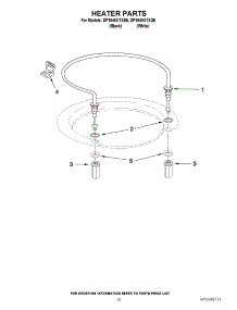 08 - Heater Parts parts for Whirlpool Dishwasher DP1040XTXQ6 from AppliancePartsPros.com