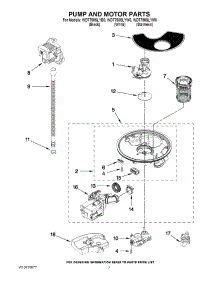 06 - Pump And Motor Parts parts for Whirlpool Dishwasher WDT790SLYW0 from AppliancePartsPros.com