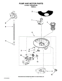 06 - Pump And Motor Parts parts for Whirlpool Dishwasher 7WDF530PAYM0 from AppliancePartsPros.com