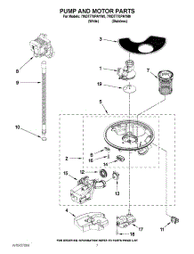06 - Pump And Motor Parts parts for Whirlpool Dishwasher 7WDT770PAYM0 from AppliancePartsPros.com