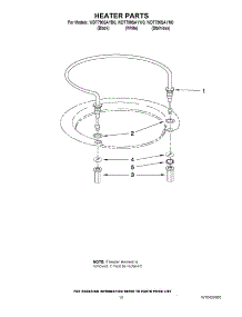 08 - Heater Parts parts for Whirlpool Dishwasher WDT790SAYM0 from AppliancePartsPros.com