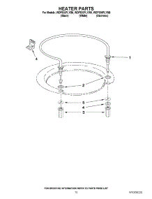 08 - Heater Parts parts for Whirlpool Dishwasher WDF530PLYB0 from AppliancePartsPros.com
