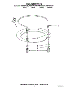08 - Heater Parts parts for Whirlpool Dishwasher WDF530PAYT0 from AppliancePartsPros.com