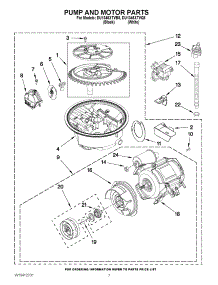 06 - Pump And Motor Parts parts for Whirlpool Dishwasher DU1345XTVB5 from AppliancePartsPros.com