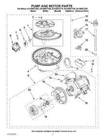 06 - Pump And Motor Parts parts for Whirlpool Dishwasher DU1055XTVT8 from AppliancePartsPros.com
