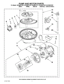 06 - Pump And Motor Parts parts for Whirlpool Dishwasher DU1055XTVQ7 from AppliancePartsPros.com