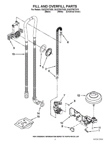 04 - Fill And Overfill Parts parts for Whirlpool Dishwasher GU2275XTVB3 from AppliancePartsPros.com