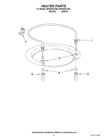 08 - Heater Parts parts for Whirlpool Dishwasher DP1040XTXB5 from AppliancePartsPros.com
