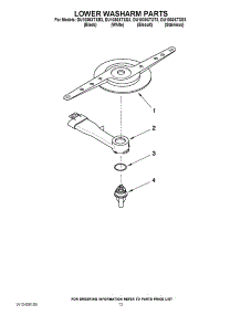 11 - Lower Washarm Parts parts for Whirlpool Dishwasher DU1030XTXS3 from AppliancePartsPros.com