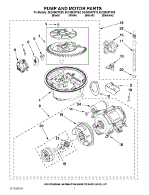 06 - Pump And Motor Parts parts for Whirlpool Dishwasher DU1030XTXQ3 from AppliancePartsPros.com
