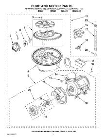 06 - Pump And Motor Parts parts for Whirlpool Dishwasher DU1030XTXT2 from AppliancePartsPros.com