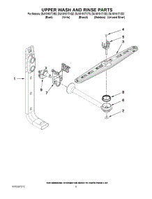 07 - Upper Wash And Rinse Parts parts for Whirlpool Dishwasher DU1015XTXQ2 from AppliancePartsPros.com