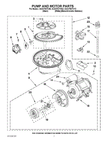 06 - Pump And Motor Parts parts for Whirlpool Dishwasher GU2275XTVQ2 from AppliancePartsPros.com