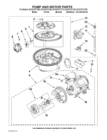 06 - Pump And Motor Parts parts for Whirlpool Dishwasher DU1015XTXS2 from AppliancePartsPros.com