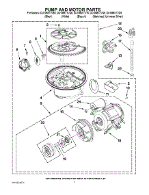 06 - Pump And Motor Parts parts for Whirlpool Dishwasher DU1055XTVT5 from AppliancePartsPros.com