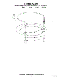 08 - Heater Parts parts for Whirlpool Dishwasher DU1301XTVS4 from AppliancePartsPros.com