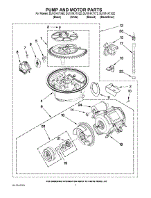 06 - Pump And Motor Parts parts for Whirlpool Dishwasher DU1014XTXB2 from AppliancePartsPros.com