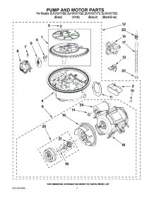 06 - Pump And Motor Parts parts for Whirlpool Dishwasher DU1010XTXQ2 from AppliancePartsPros.com