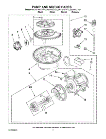 06 - Pump And Motor Parts parts for Whirlpool Dishwasher DU1300XTVQ3 from AppliancePartsPros.com
