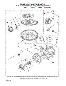 06 - Pump And Motor Parts parts for Whirlpool Dishwasher DU1014XTXQ1 from AppliancePartsPros.com